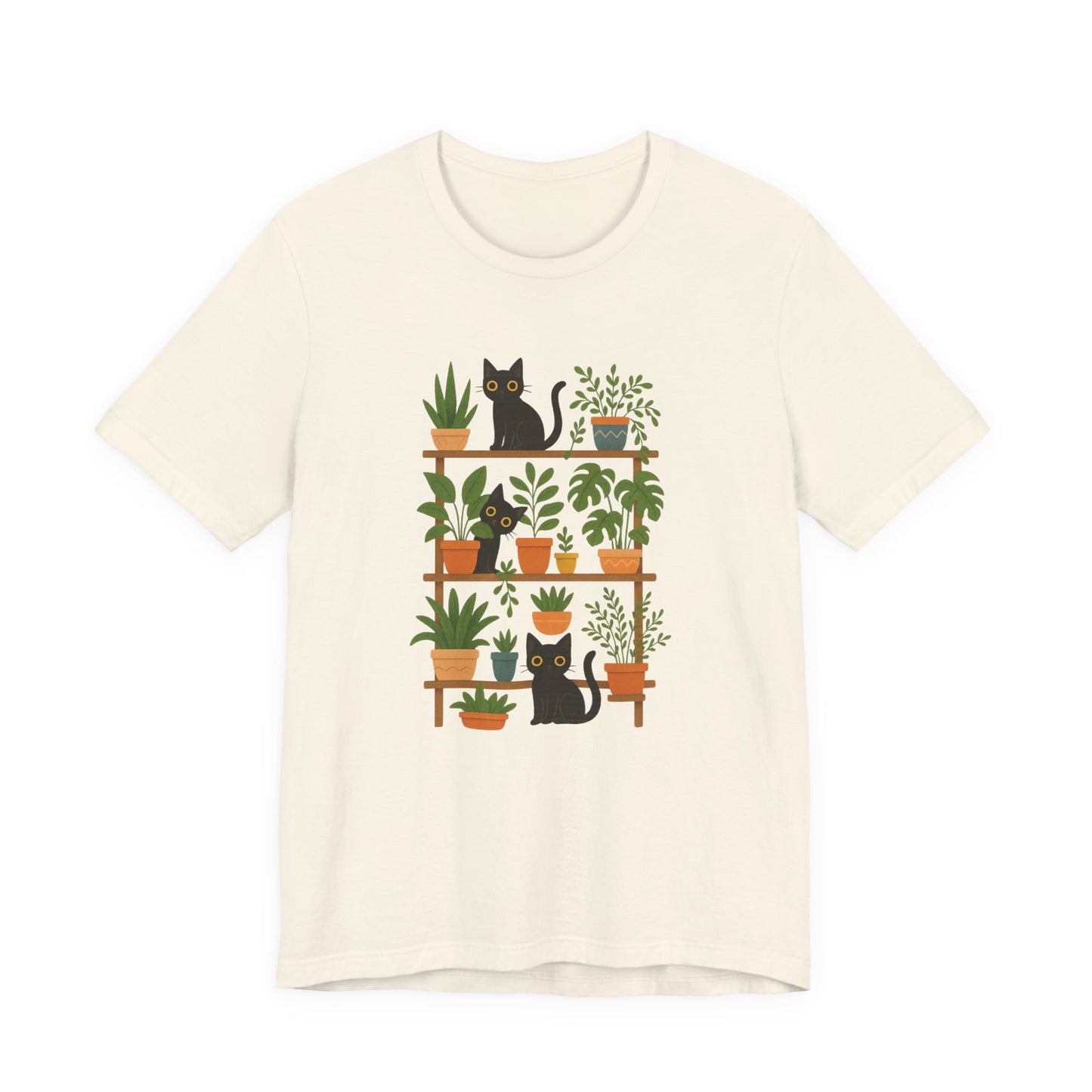 Cozy Cats & Houseplants T-Shirt