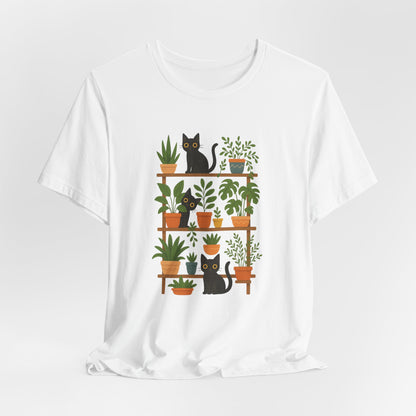 Cozy Cats & Houseplants T-Shirt