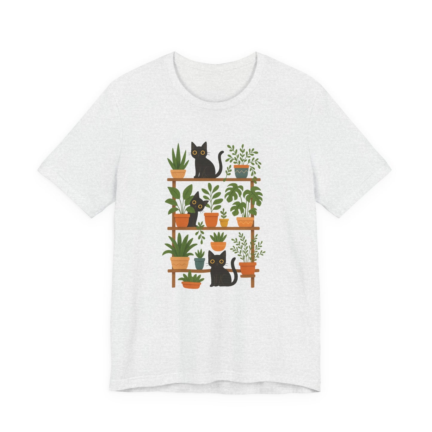 Cozy Cats & Houseplants T-Shirt