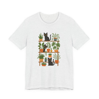 Cozy Cats & Houseplants T-Shirt