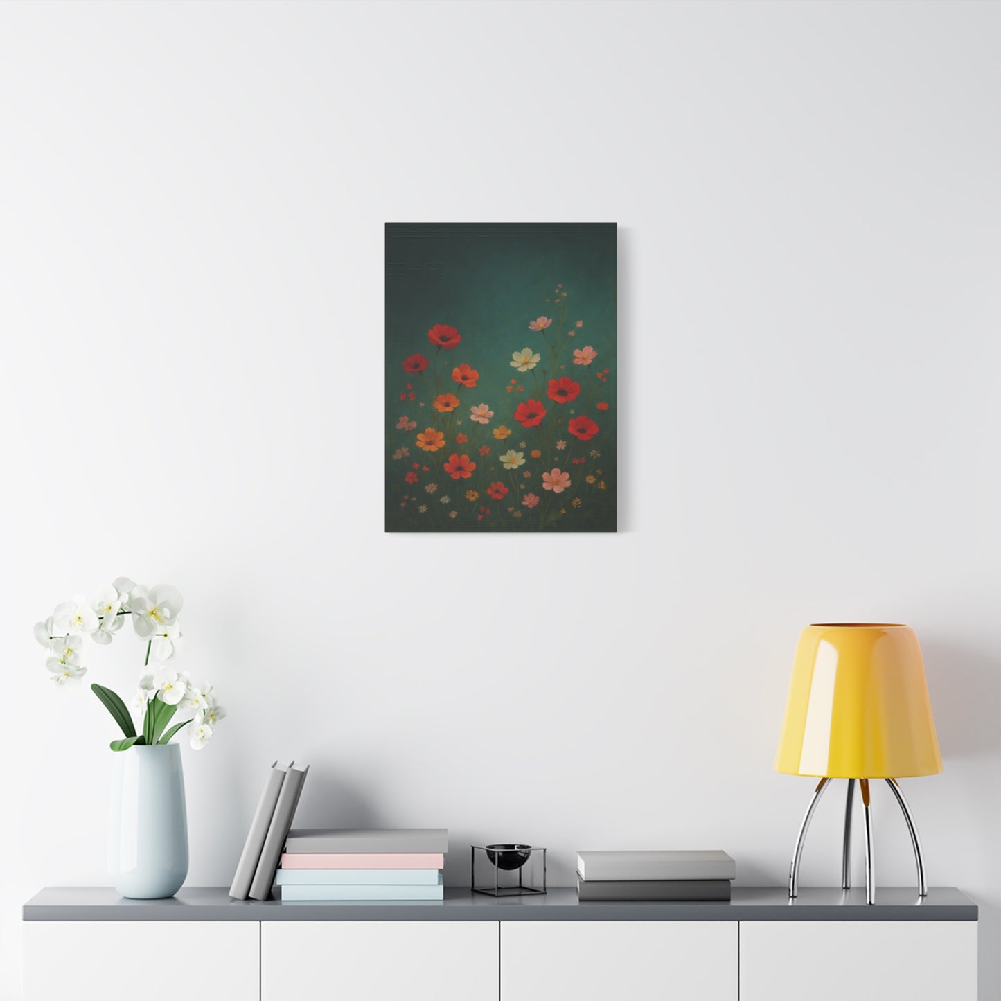 Whimsical Wildflower Garden – Botanical Canvas Wall Art
