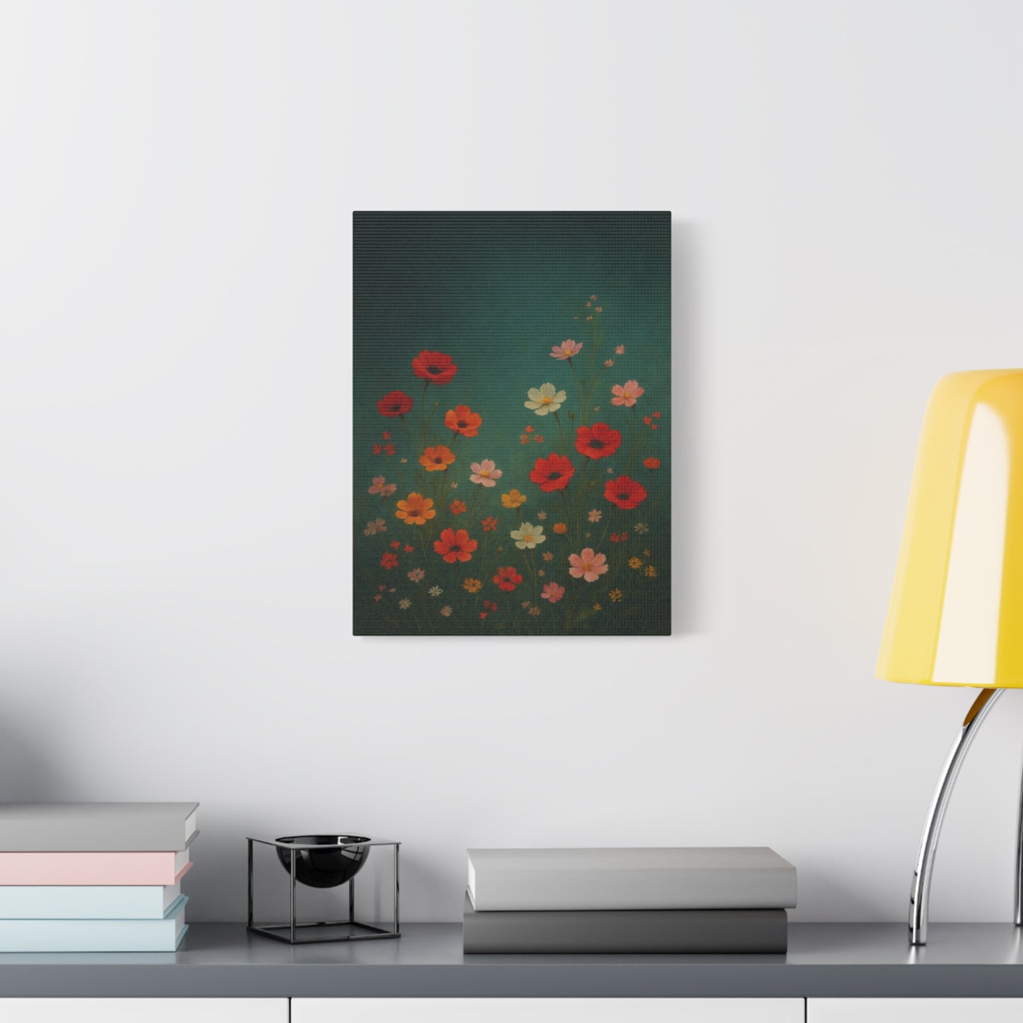 Whimsical Wildflower Garden – Botanical Canvas Wall Art