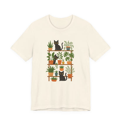 Cozy Cats & Houseplants T-Shirt