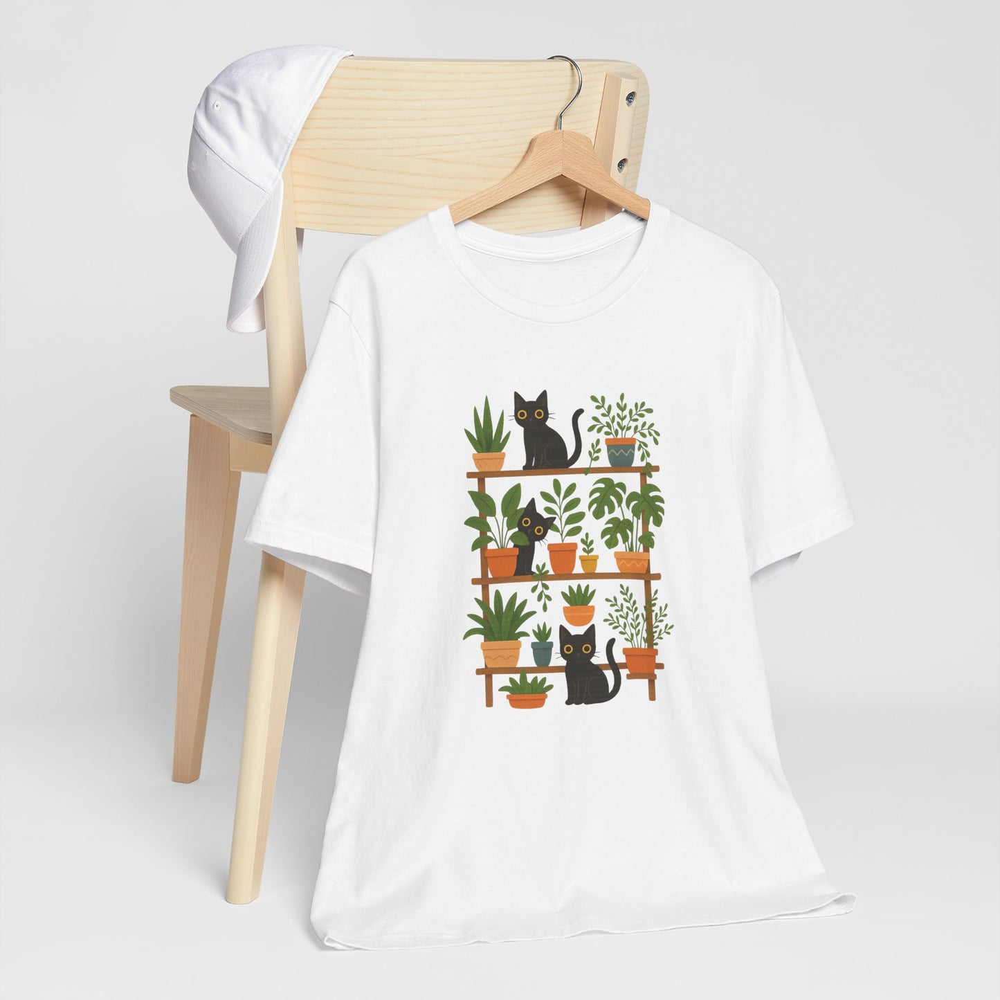 Cozy Cats & Houseplants T-Shirt