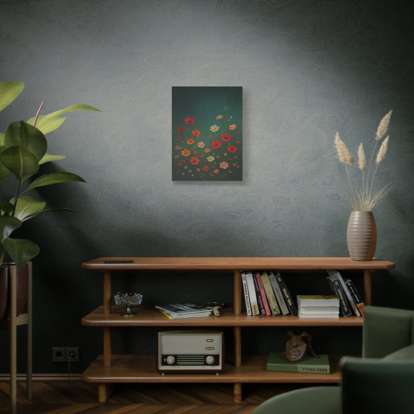 Whimsical Wildflower Garden – Botanical Canvas Wall Art