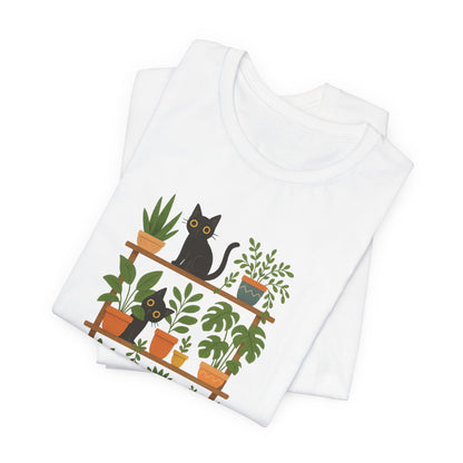 Cozy Cats & Houseplants T-Shirt