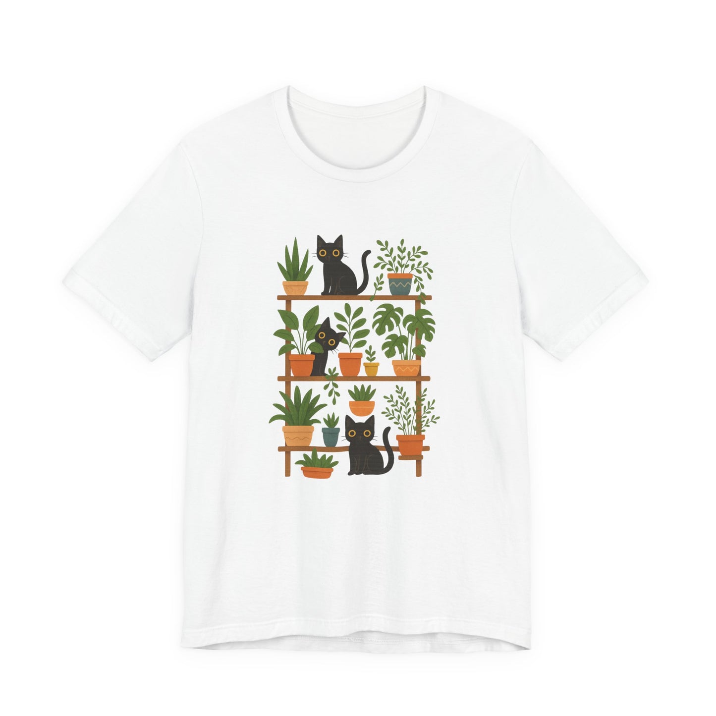 Cozy Cats & Houseplants T-Shirt
