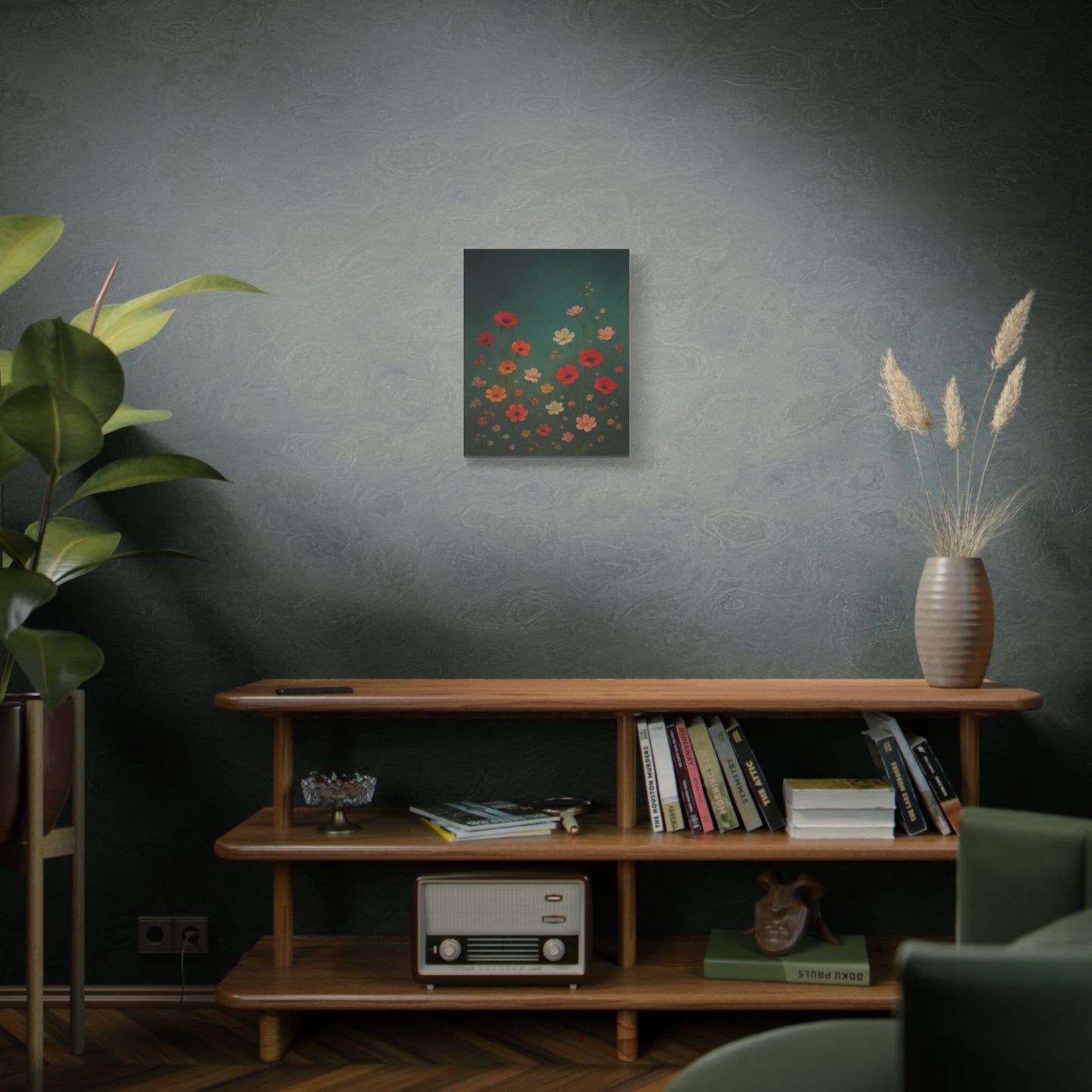 Whimsical Wildflower Garden – Botanical Canvas Wall Art