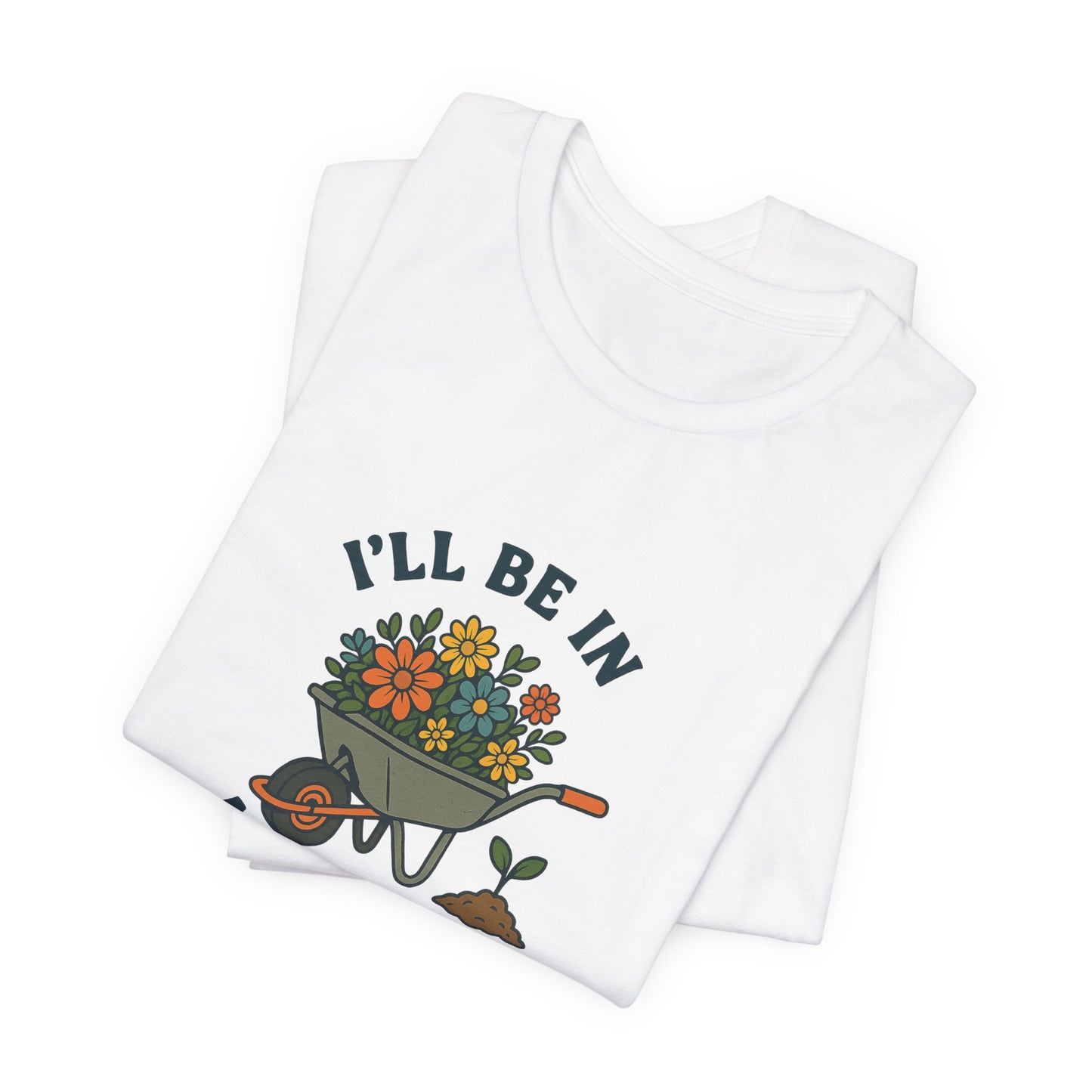 Gardener's Office T-Shirt – Funny Floral Wheelbarrow Design